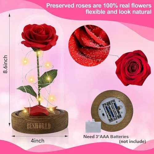 Rosa eterna na redoma de vidro - foto 2