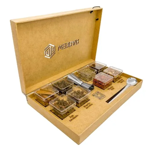 Kit de gin tônica com especiarias
