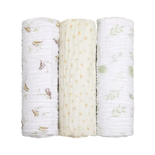 Kit de cueiros swaddle de bambu