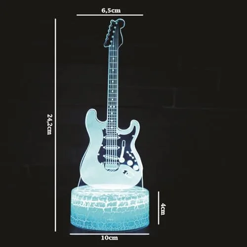 Luminária em formato de guitarra - foto 6