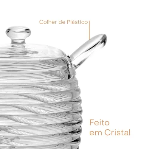 Açucareiro com colher - foto 2