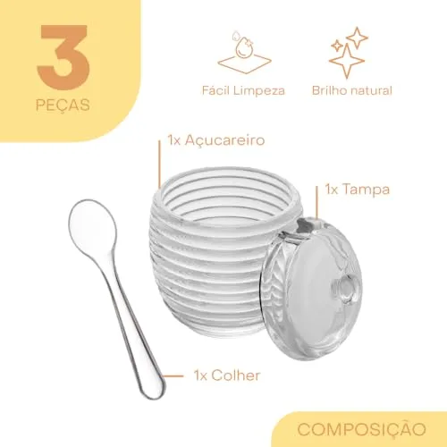 Açucareiro com colher - foto 3