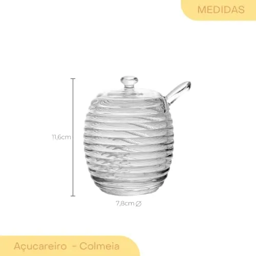 Açucareiro com colher - foto 4