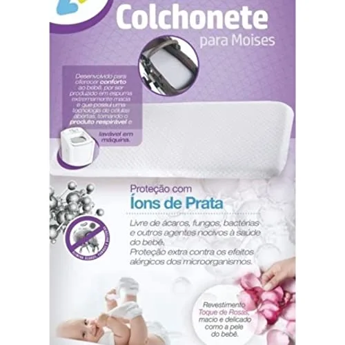 Colchonete branco para moisés - foto 3