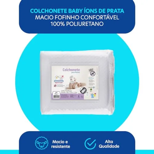 Colchonete branco para moisés - foto 5