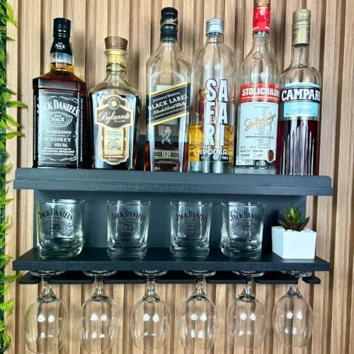 Barzinho de parede com porta-taças - foto 6