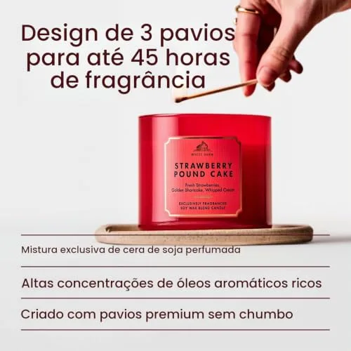Vela aromática de três pavios - foto 4