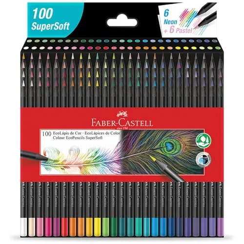 Kit de lápis de cor profissional