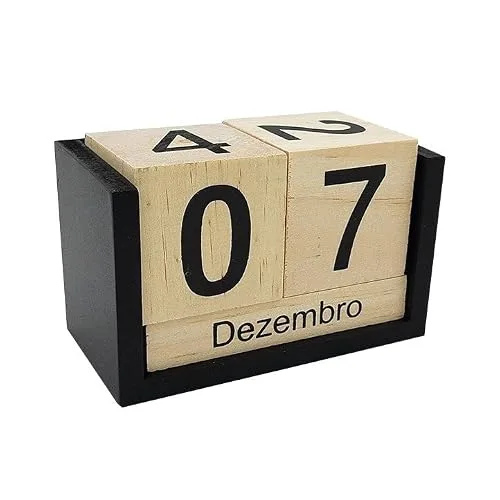 Calendário permanente de madeira - foto 2