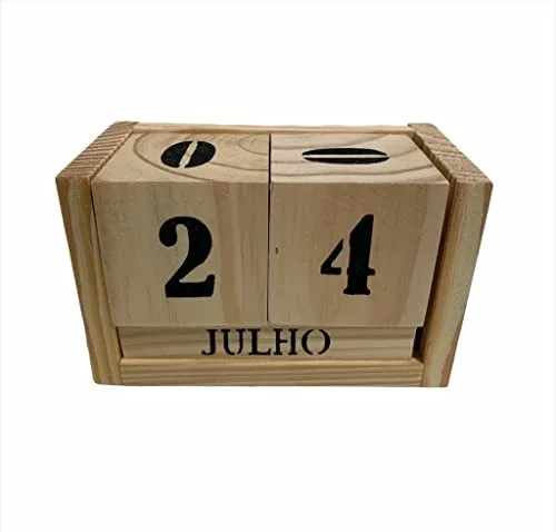 Calendário permanente de madeira - foto 4
