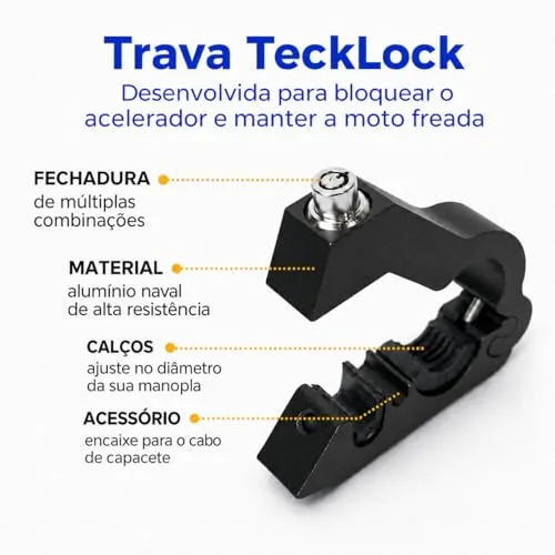 Trava de manete para moto - foto 4