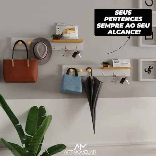 Organizador de parede com ganchos - foto 5
