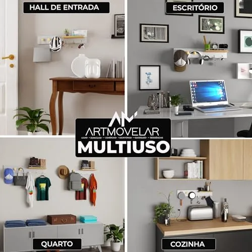 Organizador de parede com ganchos - foto 6