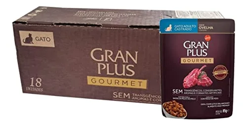 Sachês de ração úmida gourmet