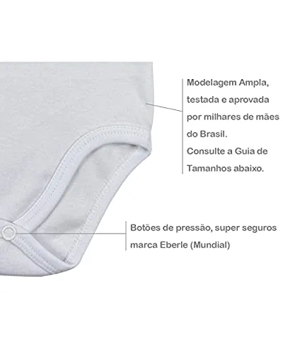 Kit de bodies brancos de manga longa - foto 4