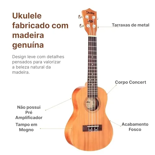 Kit de ukulele em mogno - foto 2