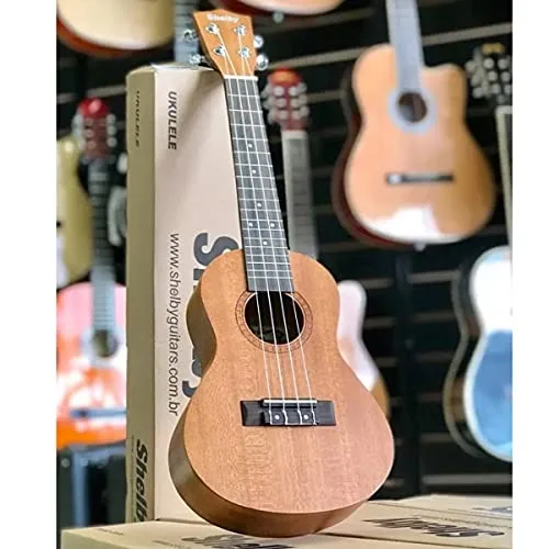 Ukulele com capa - foto 2