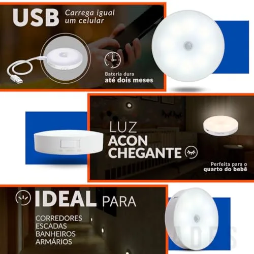 Kit de luzes com sensor de movimento - foto 6