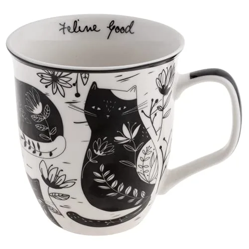 Caneca com estampa de gato