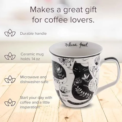 Caneca com estampa de gato - foto 2