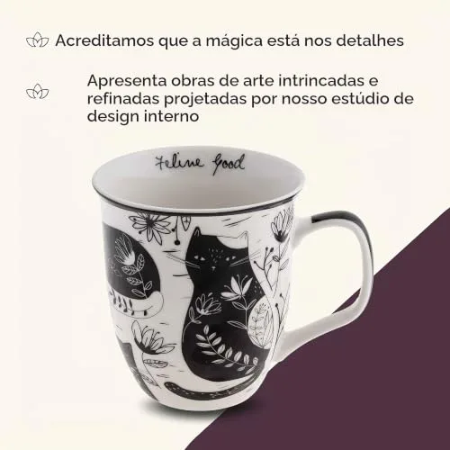 Caneca com estampa de gato - foto 4