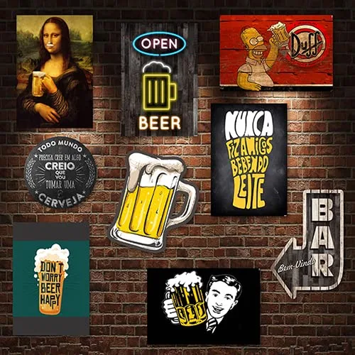 Placas decorativas para o cantinho do bar - foto 4