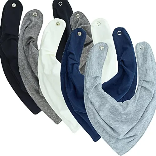 Kit de babadores bandana impermeáveis