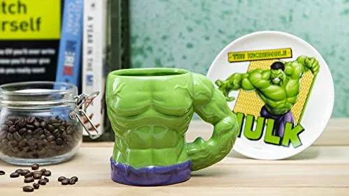 Conjunto de caneca e prato da Marvel em cerâmica - foto 5