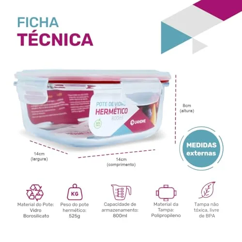 Conjunto de potes herméticos - foto 3