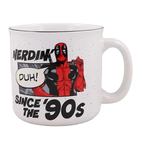 Caneca do Deadpool nerd desde os anos 1990