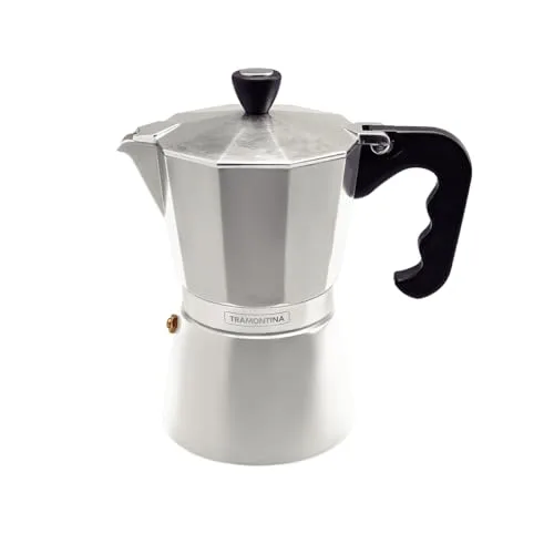 Cafeteira italiana de alumínio