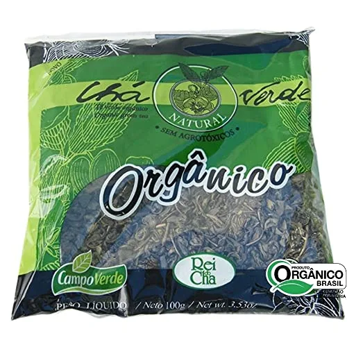 Chá verde em folhas soltas