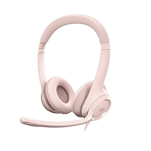 Headset rosa para estudo e chamadas - foto 2