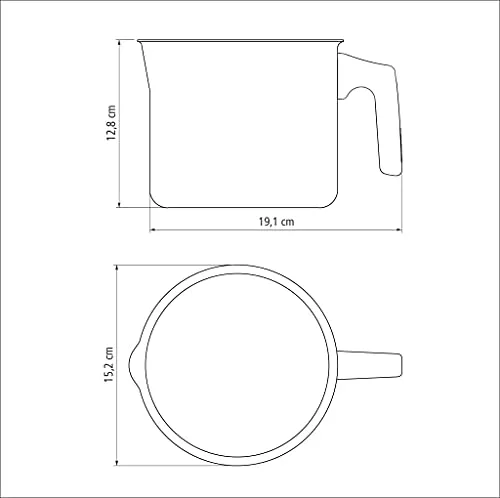 Fervedor para leite, molho e calda - foto 3