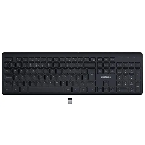 Teclado sem fio silencioso