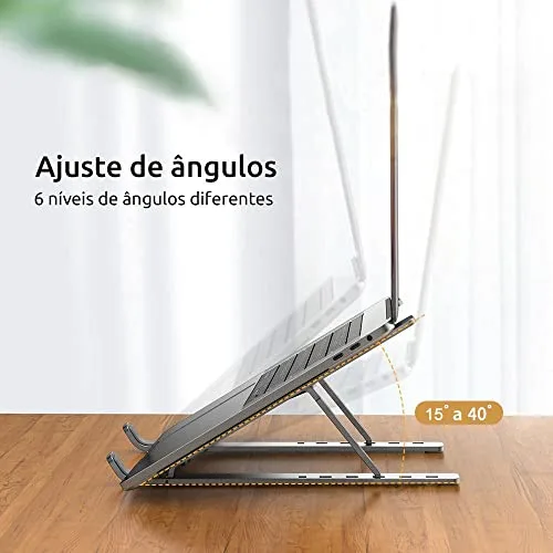 Suporte de notebook em alumínio - foto 3