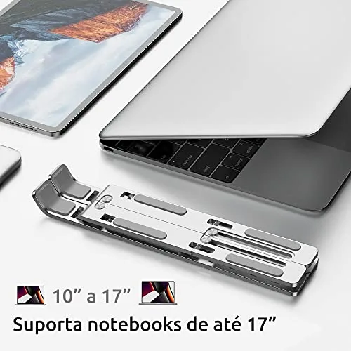 Suporte de notebook em alumínio - foto 5
