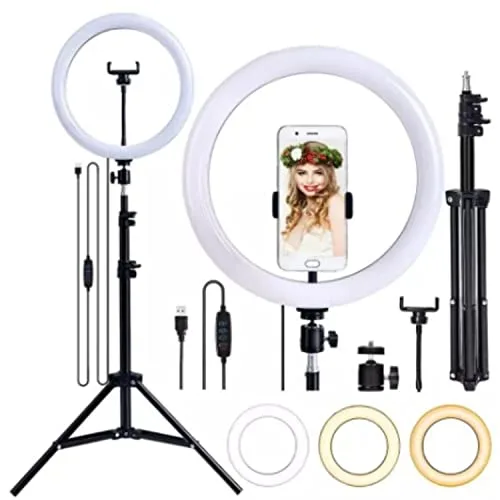 Ring light para maquiagem