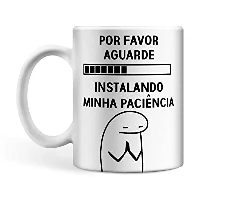 Caneca com frase divertida