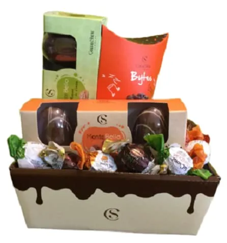 Cesta de chocolates