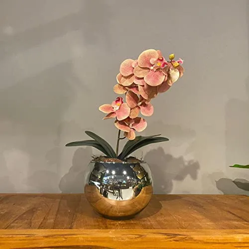 Orquídea artificial em vaso - foto 2