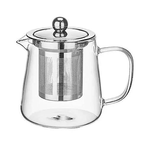 Bule de vidro com infusor