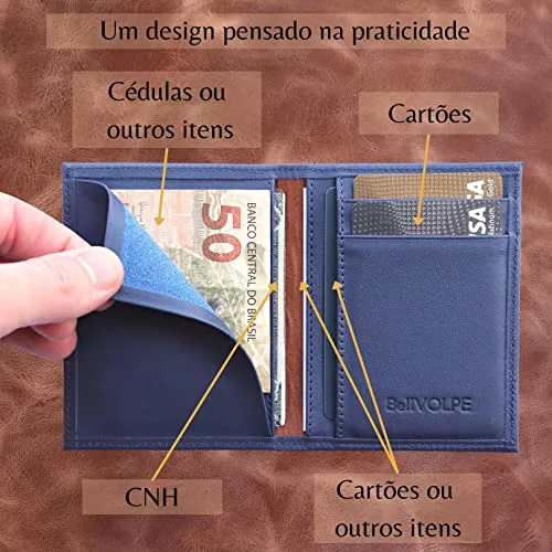 Carteira masculina de couro - foto 3