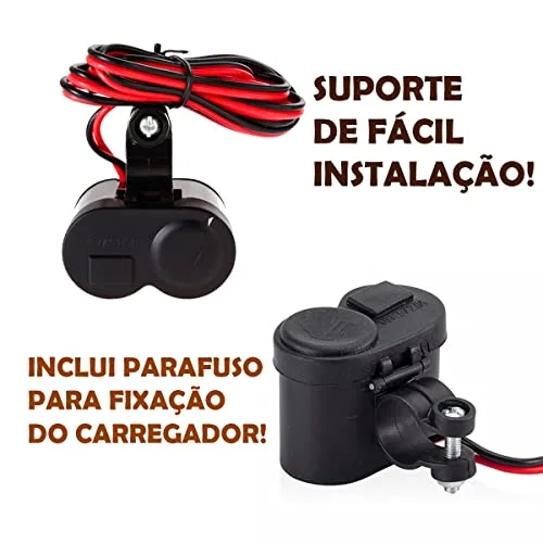 Carregador USB para guidão - foto 3