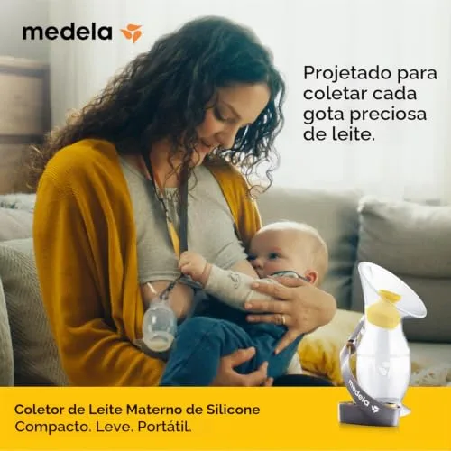 Coletor de leite materno de silicone - foto 2