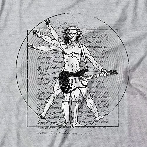 Camiseta de rock com o Homem Vitruviano - foto 2