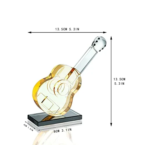 Escultura de guitarra em cristal - foto 4