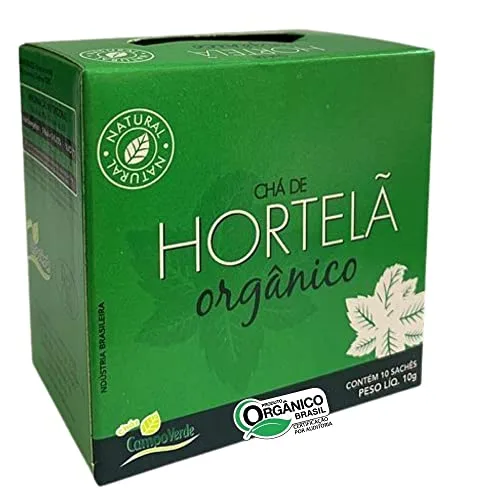 Chá de hortelã orgânico