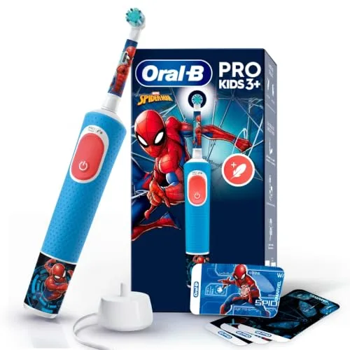 Escova de dente elétrica do Homem-Aranha