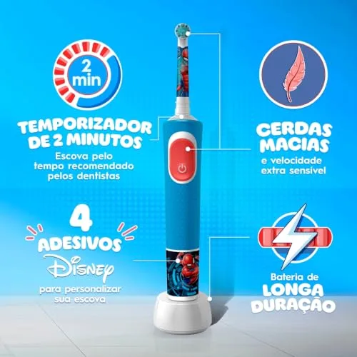 Escova de dente elétrica do Homem-Aranha - foto 3